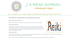 Desktop Screenshot of jsreiki.co.za